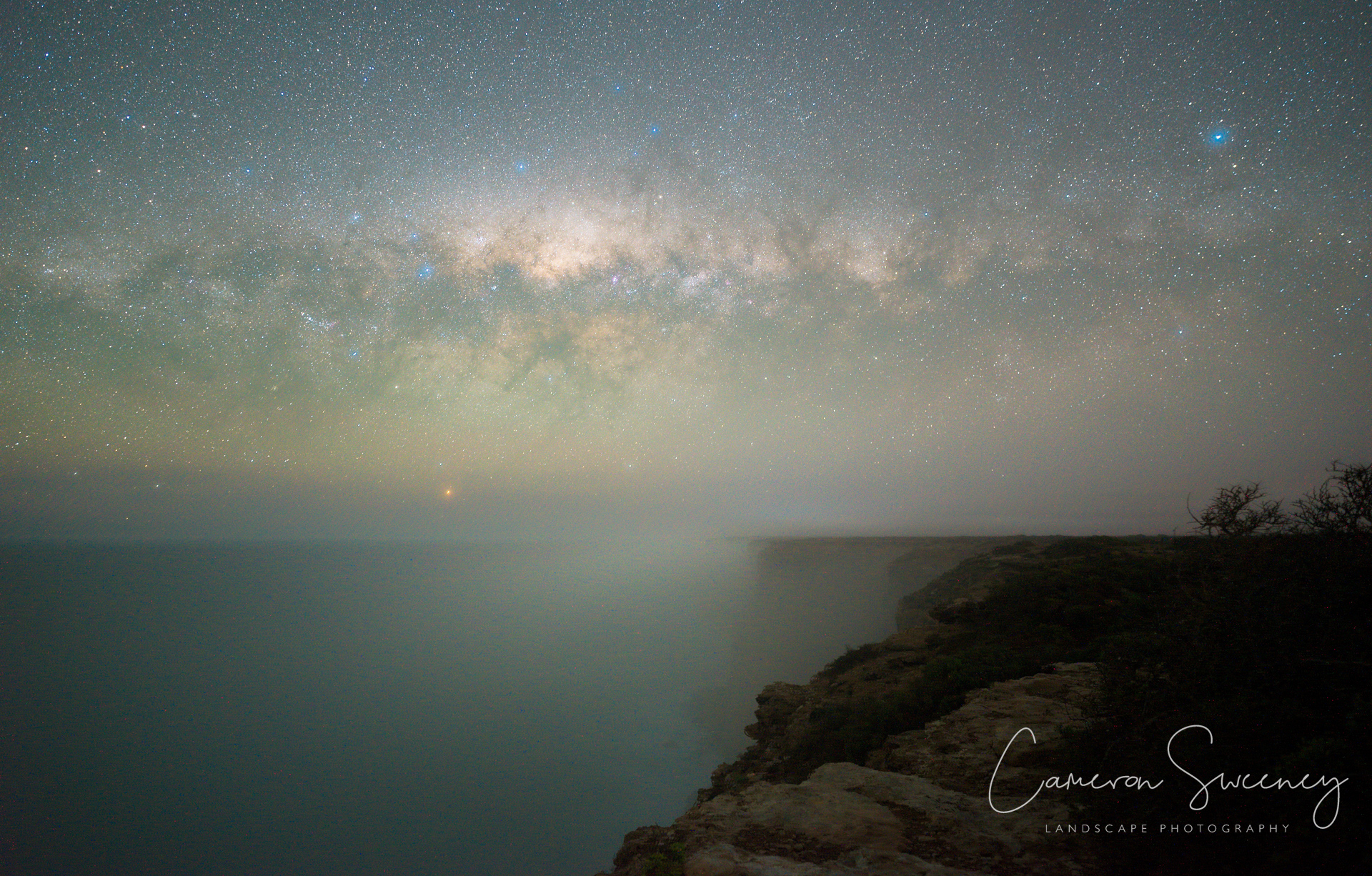 Nullarbor Bunda Cliffs Milkyway